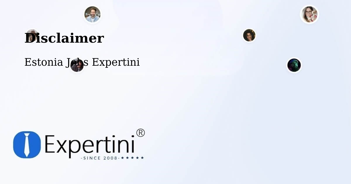 Disclaimer – Aseri - Estonia Jobs Expertini